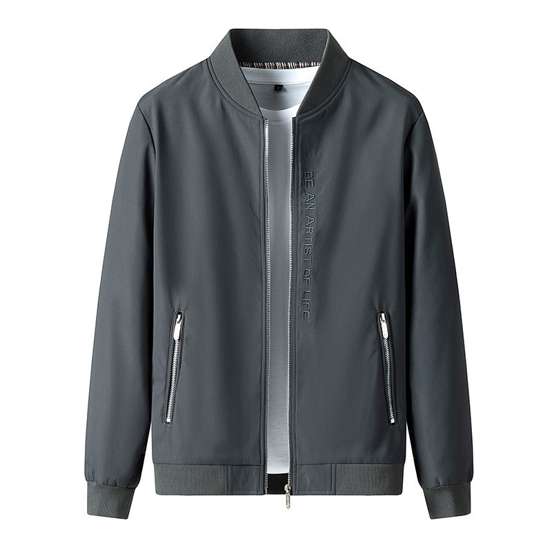 Men's Modern Bomber Jacket with Soft Lining Mune Fashion