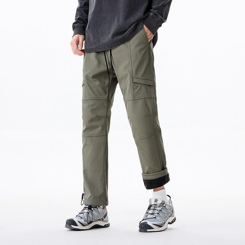 Men's Technical Cargo Pants with drawstring waistband, reinforced knees & adjustable leg cuffs Mune Fashion
