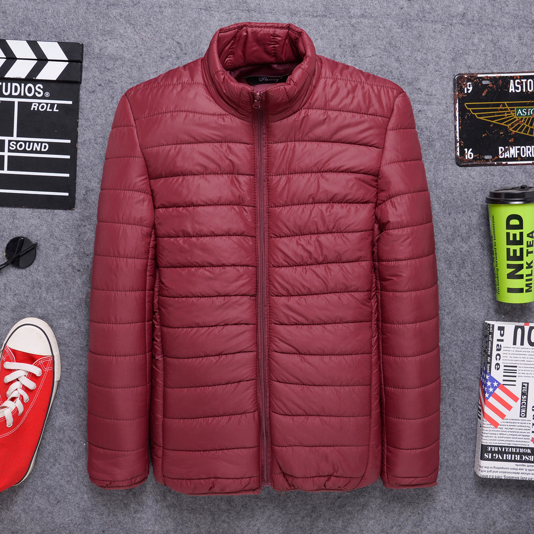 Men's nan ultra-light padded jacket with stand-up collar and full zip Mune Fashion