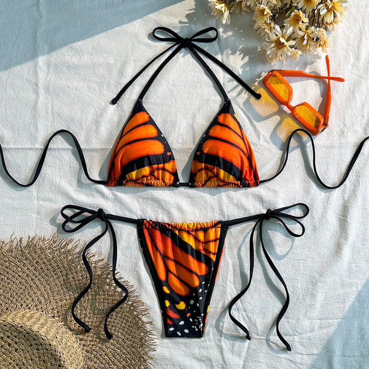 Women's Triangle Bikini with sophisticated tying details Mune Fashion