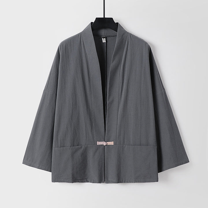 Women's Lightweight Kimono Jacket made of Cotton Blend with Loose Fit Mune Fashion