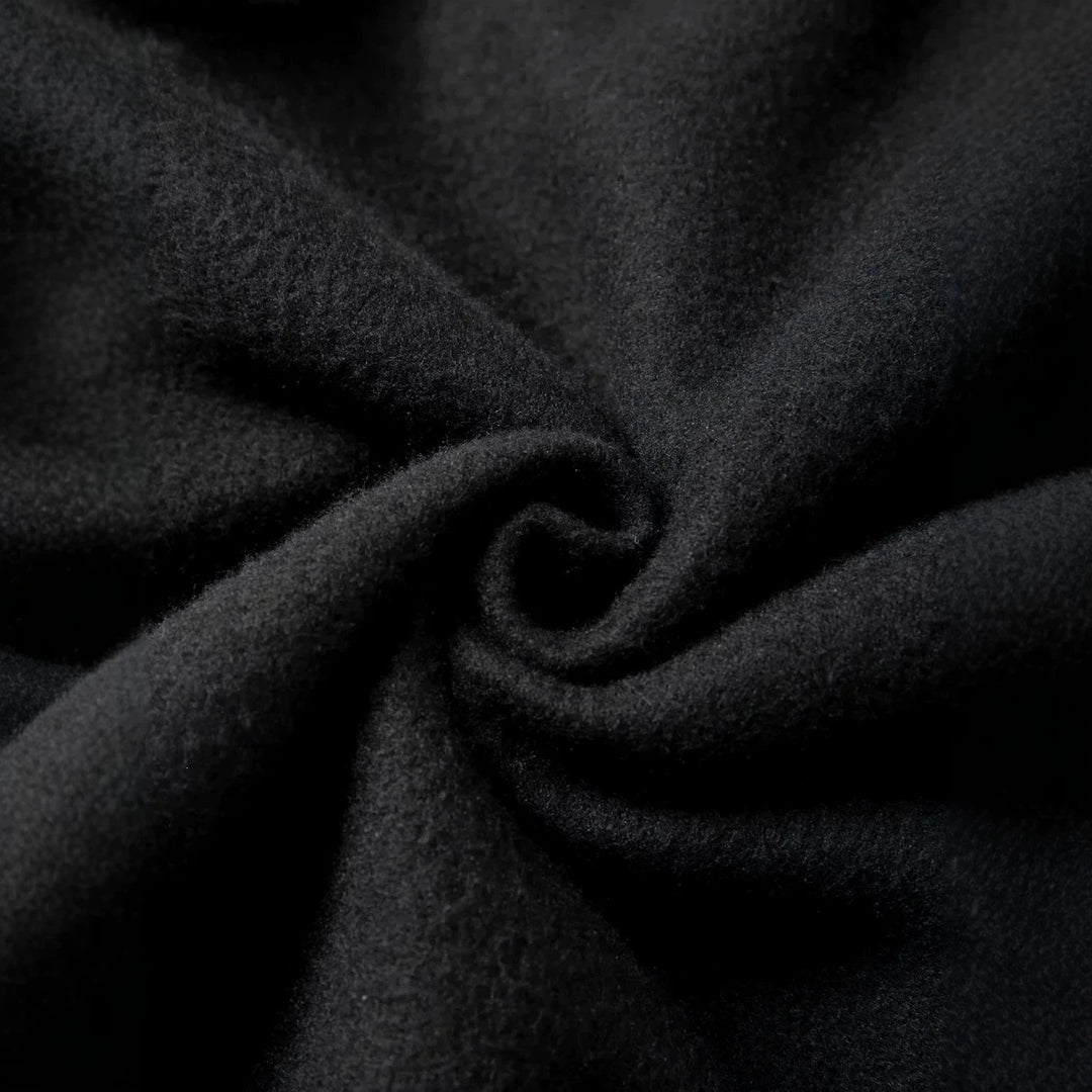 Men's fine Troyer with short zipper, ribbed hem and merino mix Mune Fashion