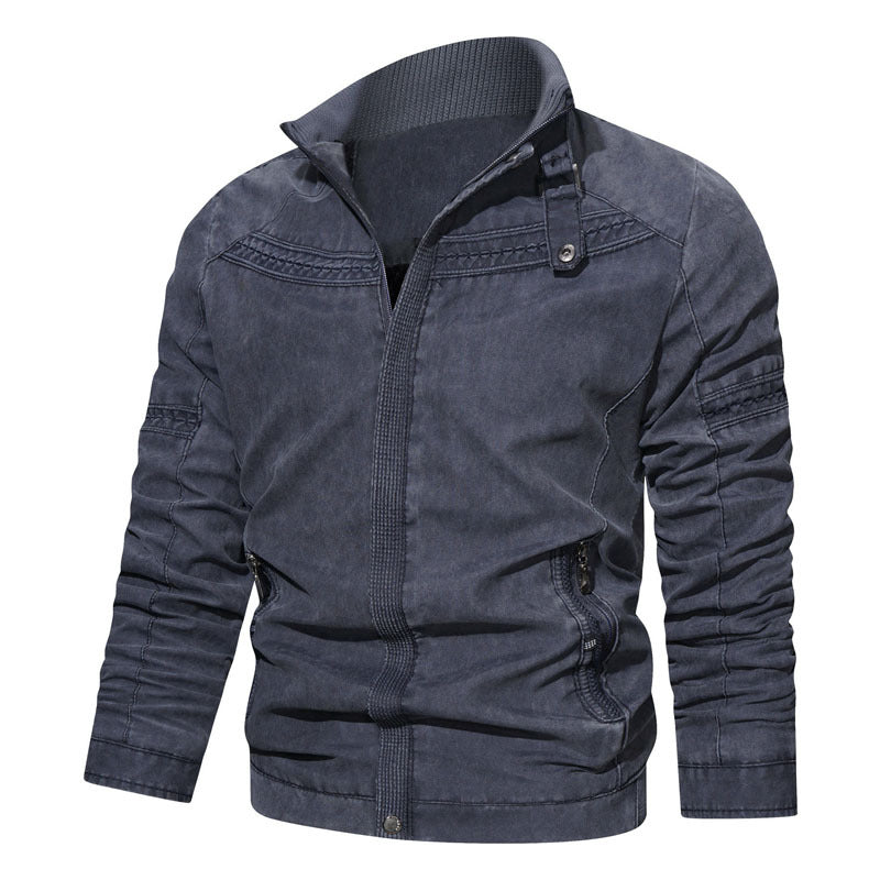 Men's stylish transitional jacket with quilted details Mune Fashion
