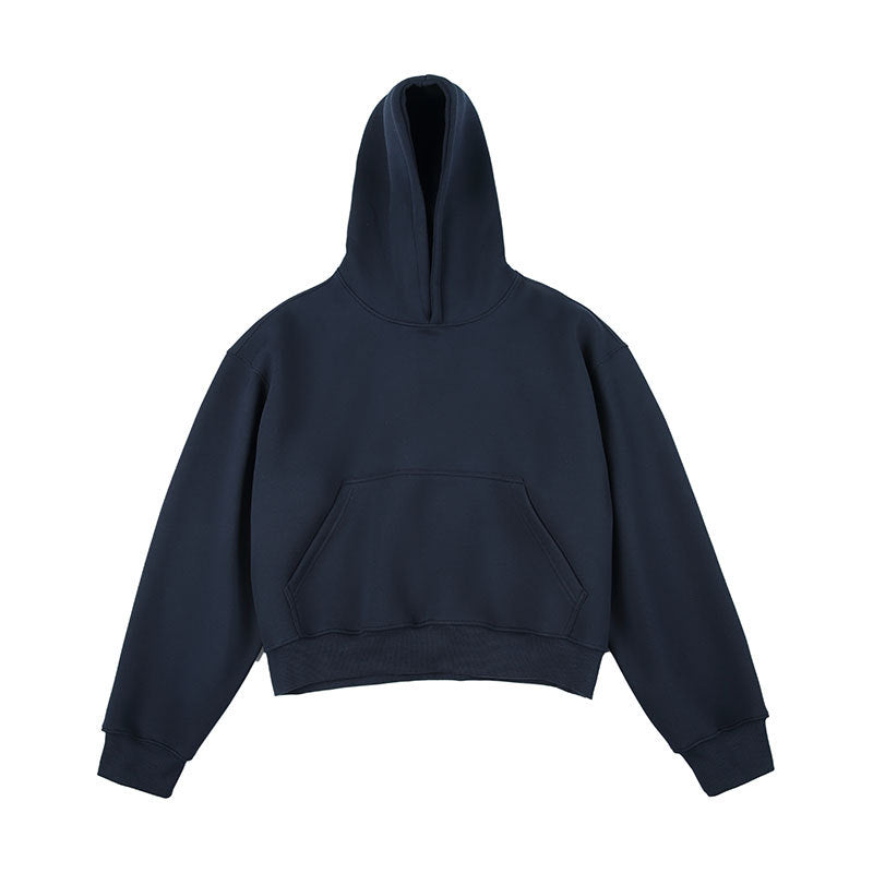 Unisex Kastiger cropped hoodie with kangaroo pocket and ribbed hem Mune Fashion