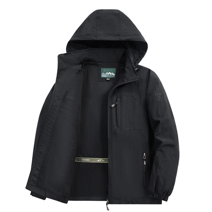 Men's lightweight and breathable outdoor jacket with hood Mune Fashion
