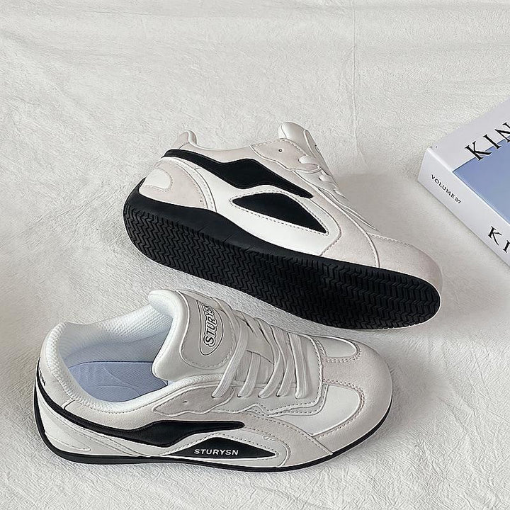 Ladies Retro-Inspired Sneakers with Breathable Upper Material Mune Fashion