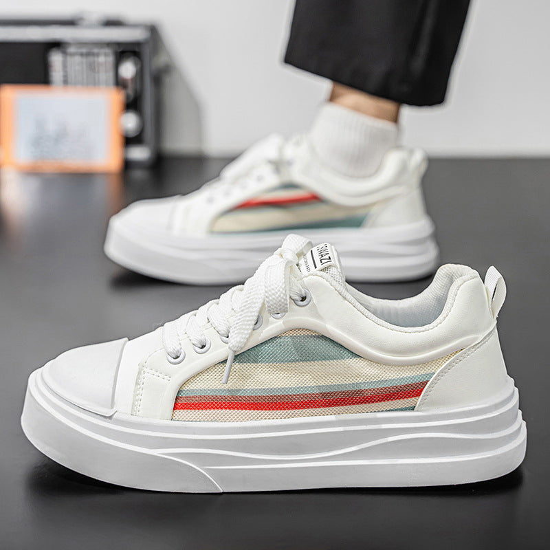 Ladies fashionable platform sneakers with breathable surface structure Mune Fashion