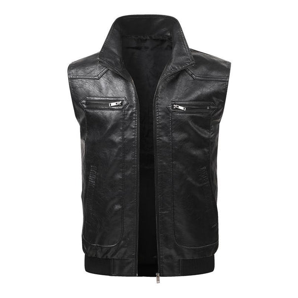 Men's Robust Faux Leather Vest Mune Fashion