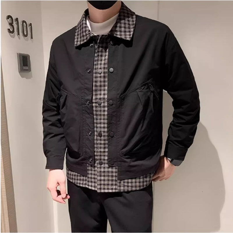 Men's Fashion Utility Jacket with high collar Mune Fashion