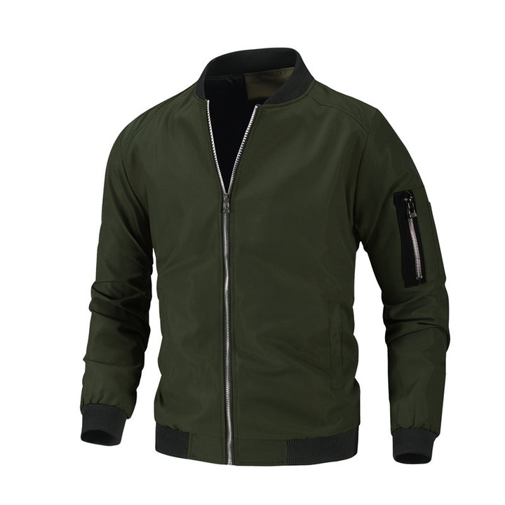 Men's Stylish Bomber Jacket with Practical Pockets Mune Fashion 1788241895