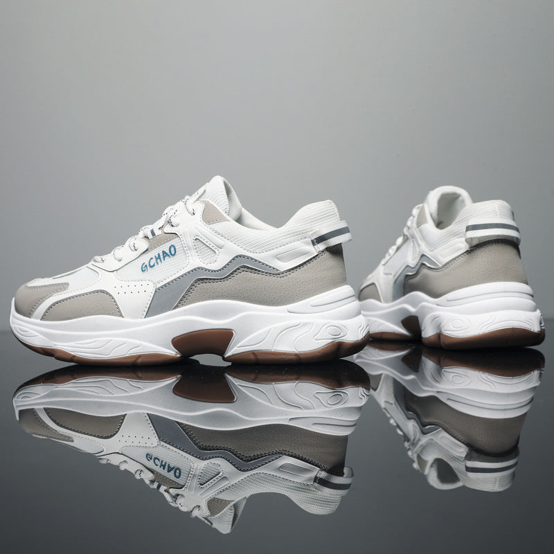 Women's Sporty Sneakers with Breathable Inserts and Flexible Sole Mune Fashion