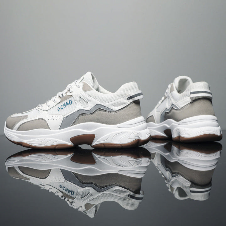 Women's Sporty Sneakers with Breathable Inserts and Flexible Sole Mune Fashion