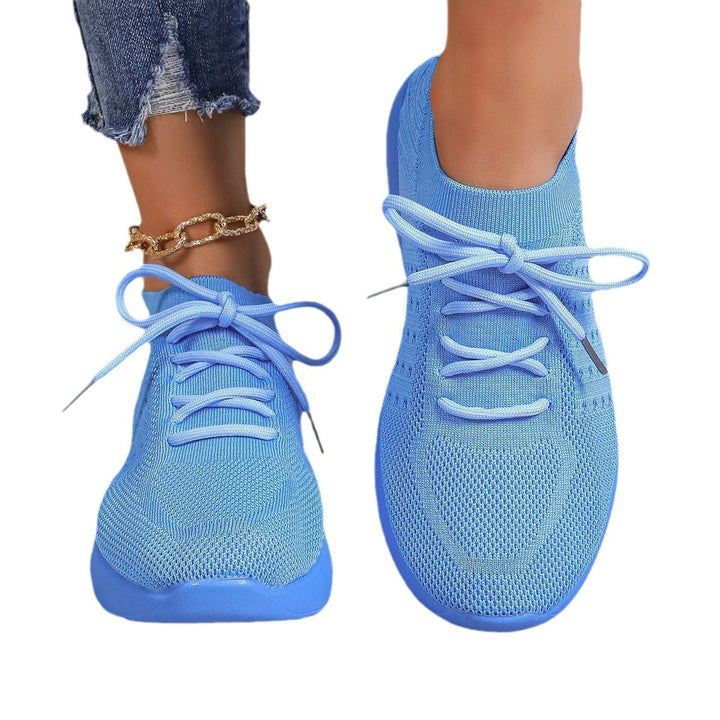 Ladies breathable slip-on sports shoes with flexible upper material Mune Fashion