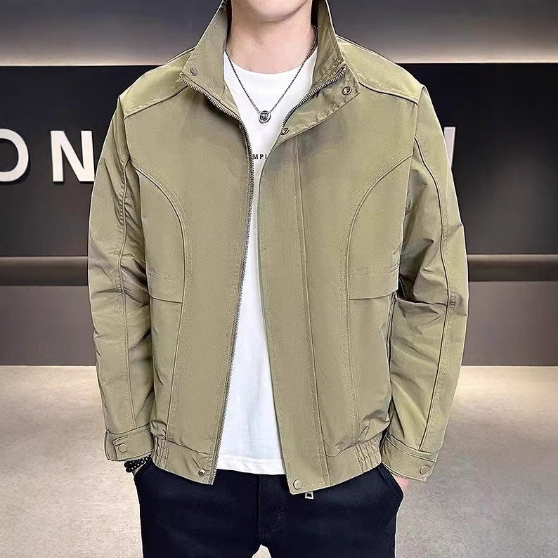 Men's leisure jacket with high collar Mune Fashion