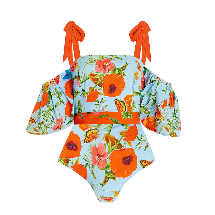 Women's bikini set with elegant maxi skirt Mune Fashion