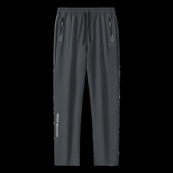 Men's Sporty Training Pants with Elastic Waistband and Practical Side Pockets Mune Fashion