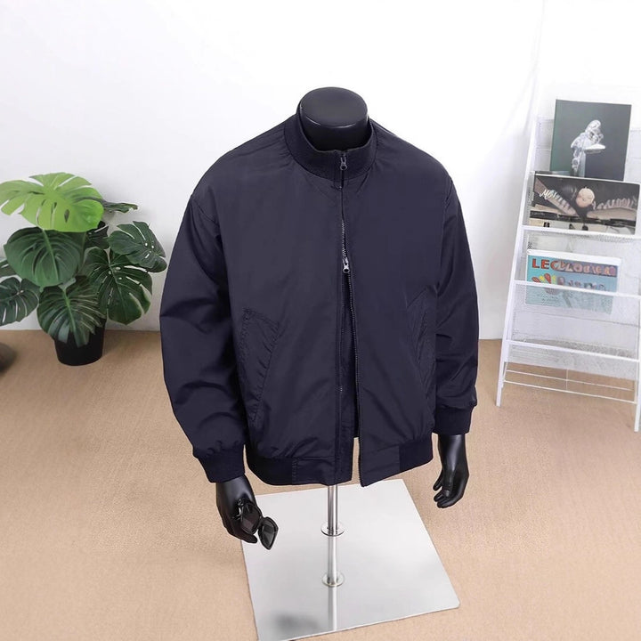 Men's Fashion Quilted Jacket with High Collar Mune Fashion