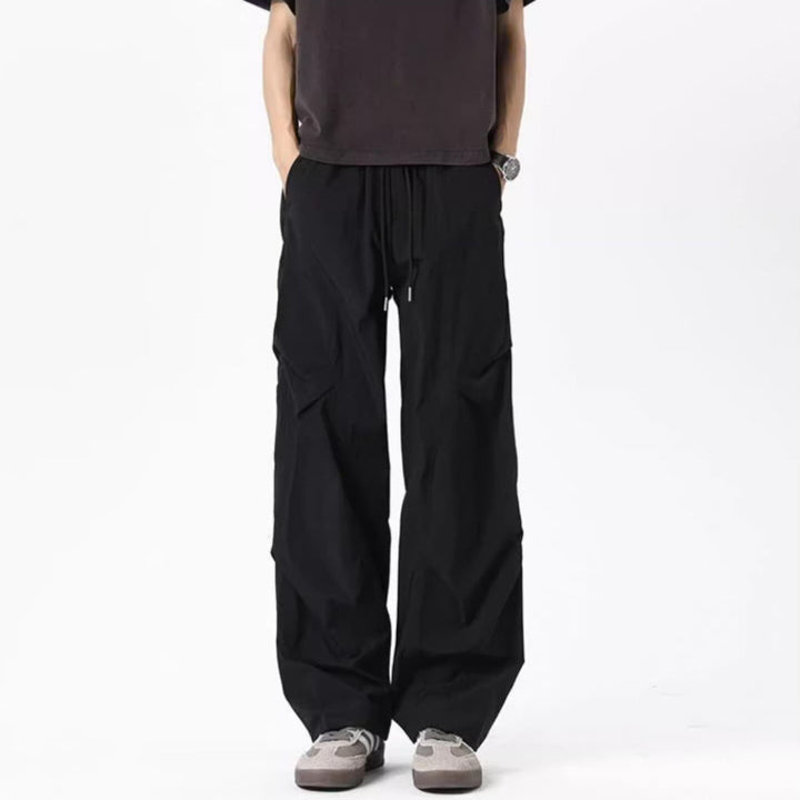 Women's Casual Cargo Pants with Stretch Waistband and Practical Pockets Mune Fashion