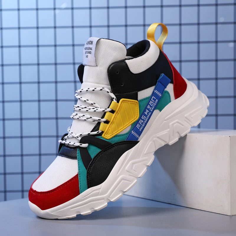 Unisex Ankle-High Platform Sneakers with Technical Multi-Layer Sole Mune Fashion