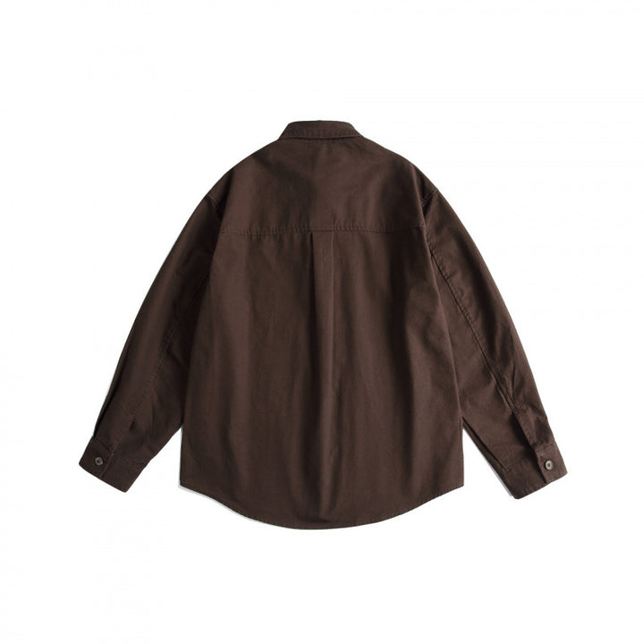 Unisex Embroidered Overshirt in Western-Ethno Look with Frog Closures Mune Fashion