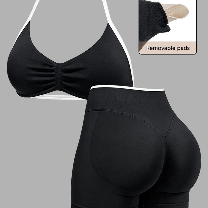 Women's Sporty Crop Top and Shorts Set Mune Fashion