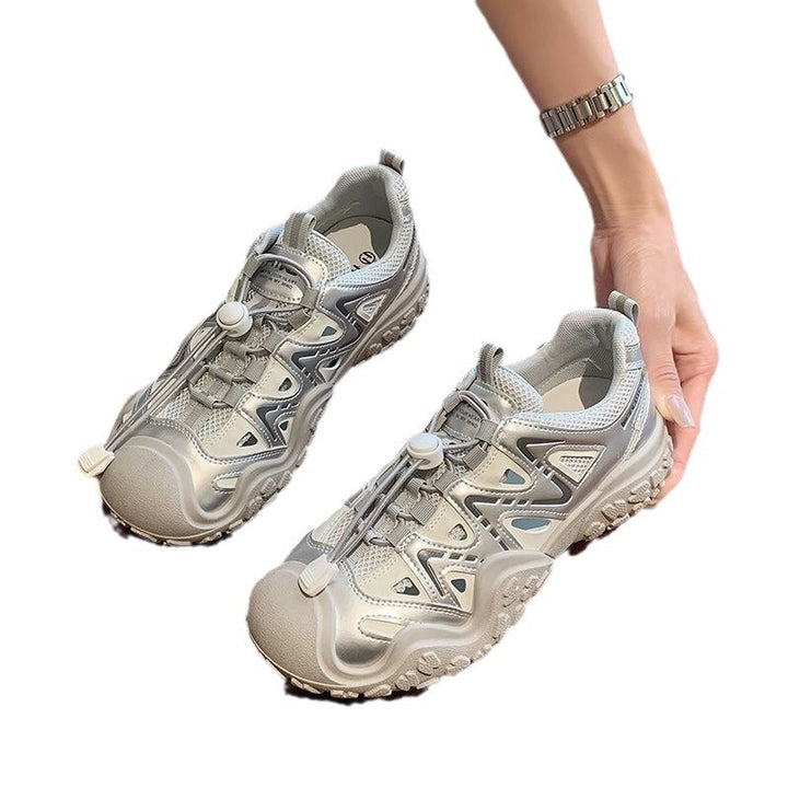 Women's Sporty Sneakers with Breathable Mesh Upper and Non-Slip Sole Mune Fashion