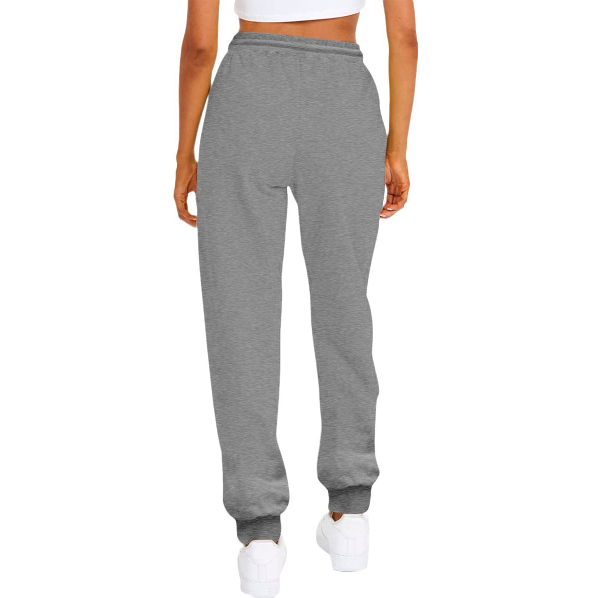 Women's comfortable jogging pants with drawstring, side pockets, and ribbed ankle cuffs Mune Fashion