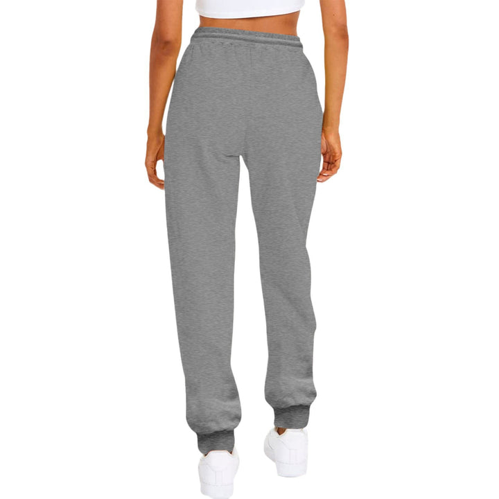 Women's comfortable jogging pants with drawstring, side pockets, and ribbed ankle cuffs Mune Fashion