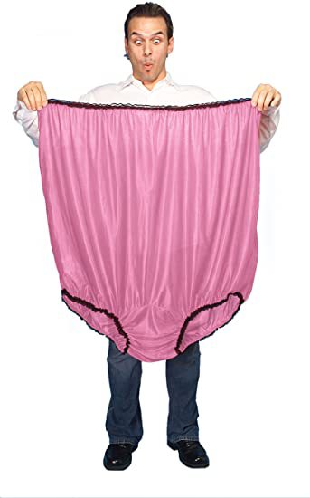 Unisex oversized satin fun slip with elastic waistband Mune Fashion