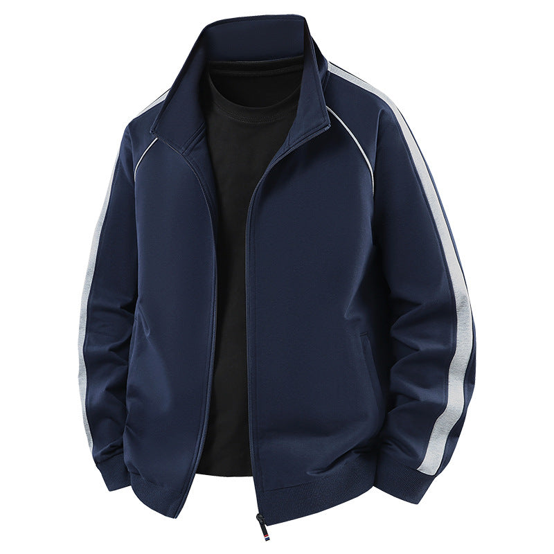 Men's Lightweight Casual Training Suit Set with Zip Jacket, Elastic Waistband & Zip Pockets Mune Fashion