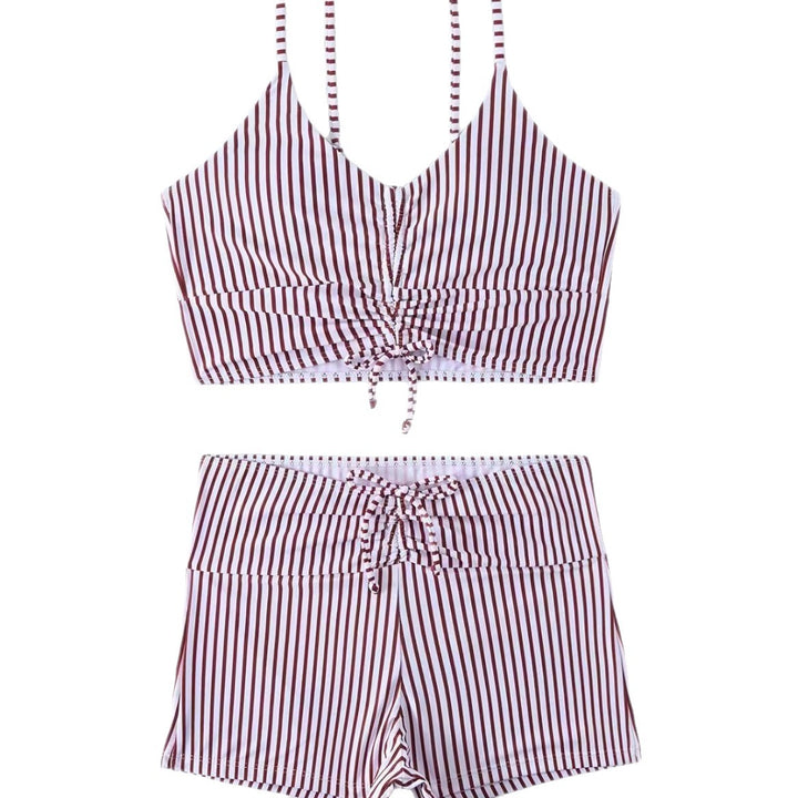 Damen Sportliches Bikini-Set mit verstellbaren Trägern Echo Archiv