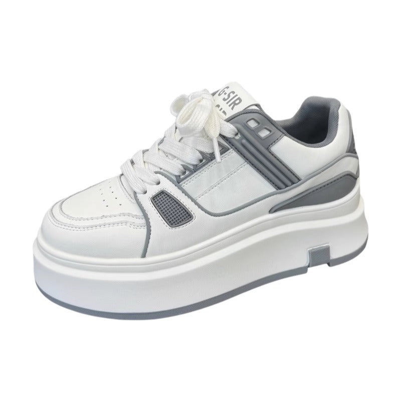 Women's Sporty Sneakers with Cushioned Platform Sole and Breathable Inserts Mune Fashion