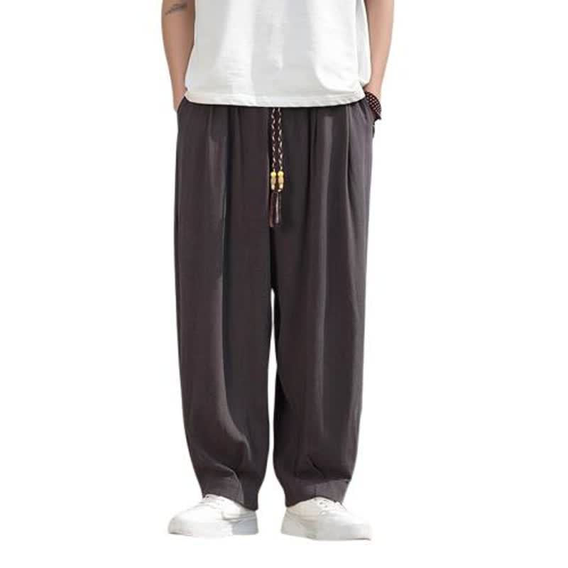 Men's harem pants in oversized baggy style with drawstring and elastic waistband Mune Fashion