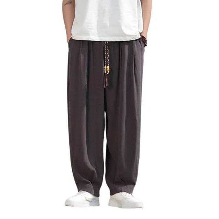 Men's harem pants in oversized baggy style with drawstring and elastic waistband Mune Fashion