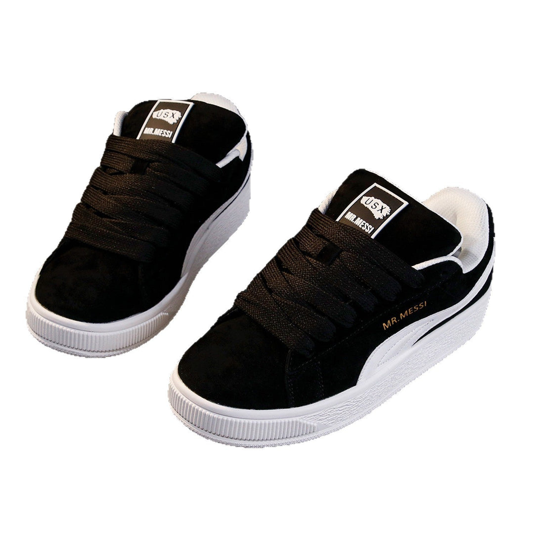 Women's fashionable sneakers with elastic laces and soft upper material Mune Fashion