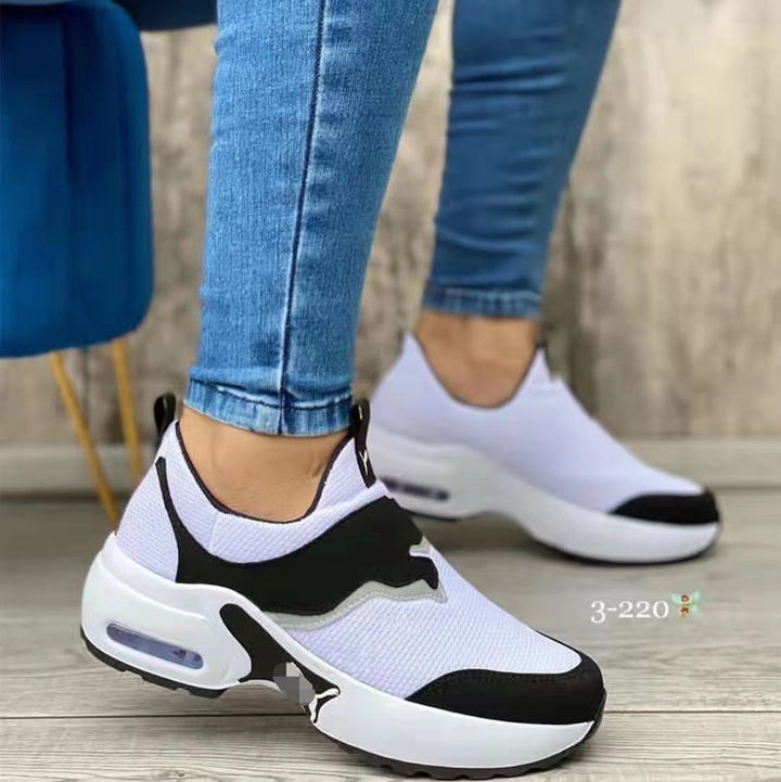Women's comfort sneaker with breathable mesh upper and padded sole Mune Fashion