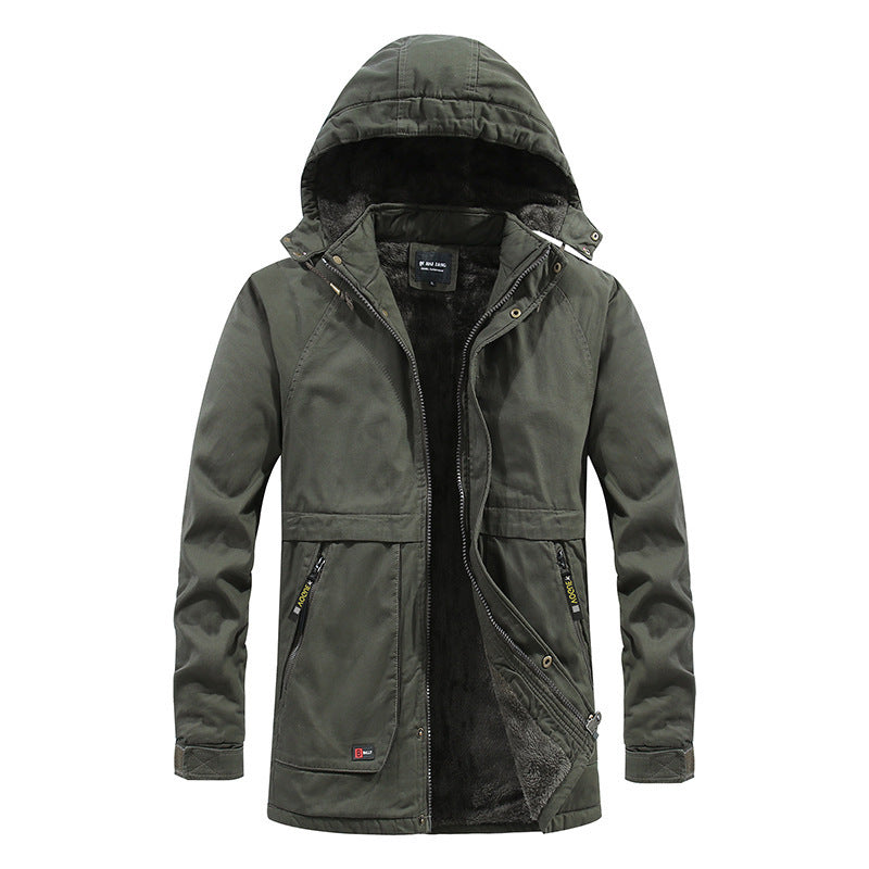 Men's Urban Field Parka with all-over teddy fleece lining and multiple pockets Mune Fashion