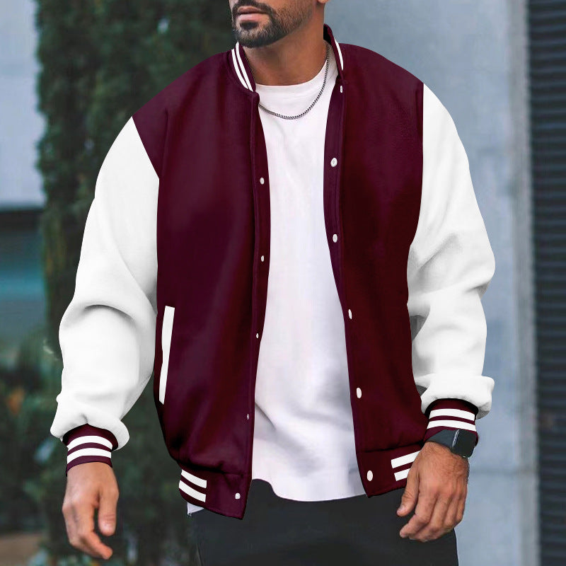 Men's Sporty College Jacket Mune Fashion