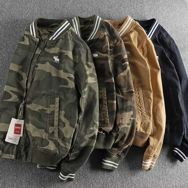 Men's Camouflage Bomber Jacket Mune Fashion