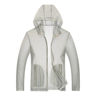 Men's ultralight rain jacket with adjustable hood area and reflective elements Mune Fashion