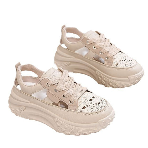 Women Sporty Sneakers with airy mesh structure and extra high comfort Mune Fashion