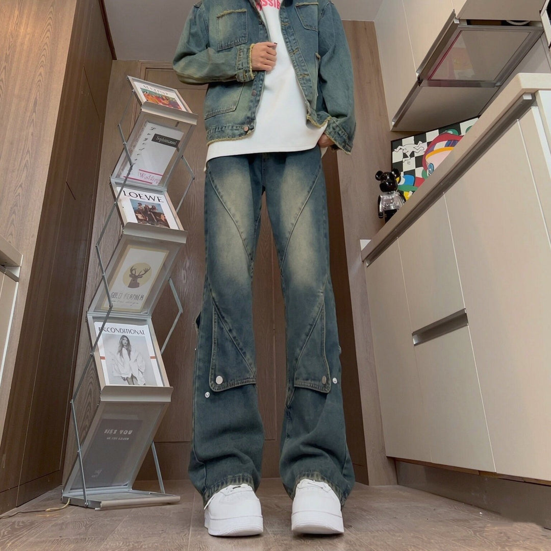 Ladies Casual Oversized Denim Pants Mune Fashion