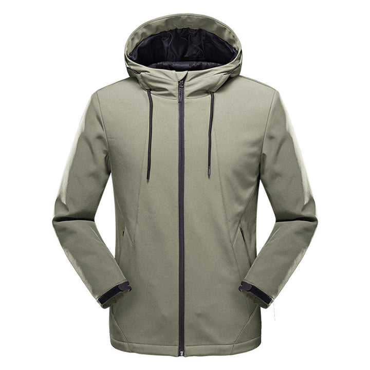 Women Tailored Softshell Jacket with Hood, windproof membrane and concealed zippers Mune Fashion