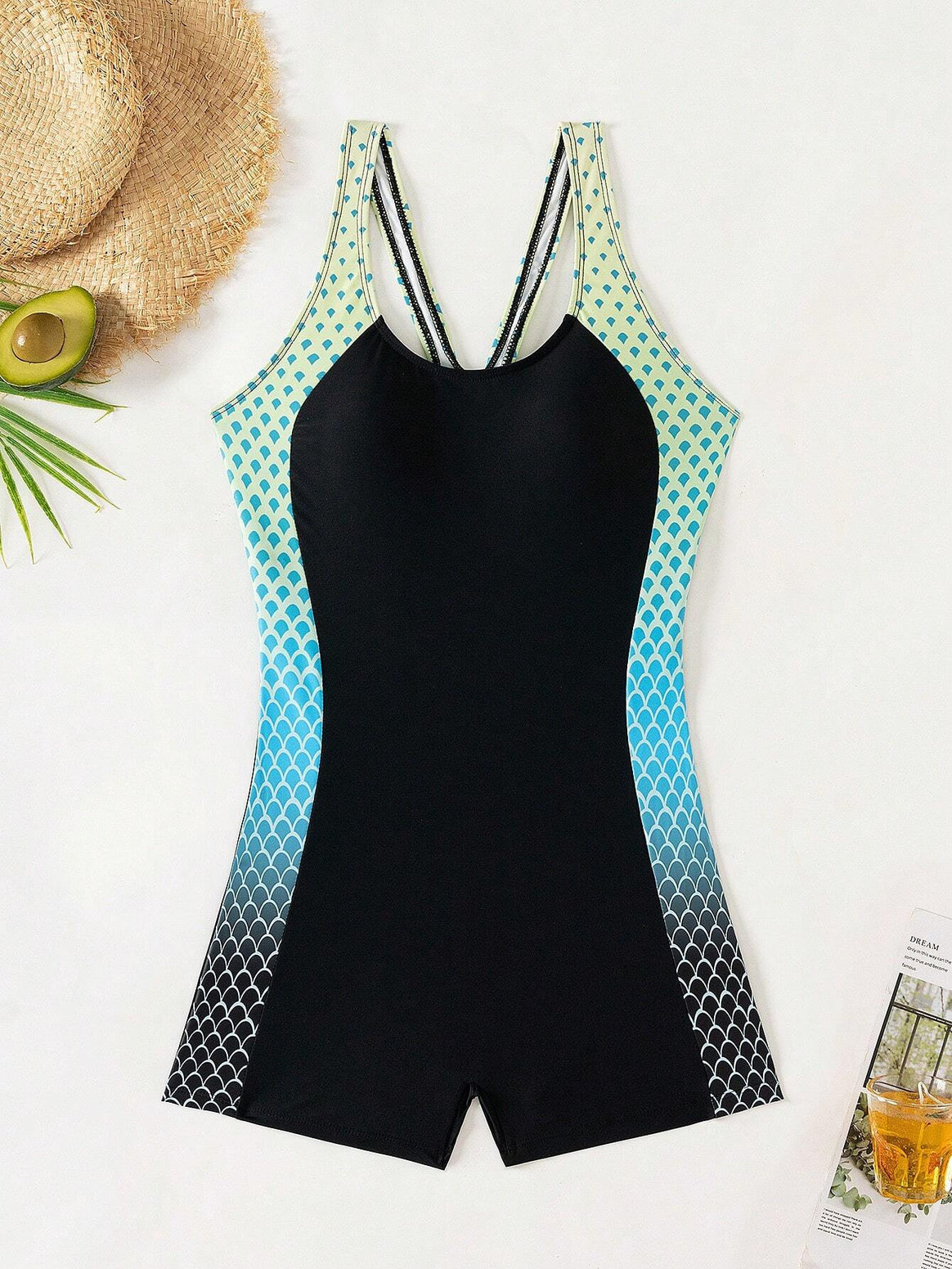 Women's Sporty One-Piece Swimsuit Mune Fashion 1782103762
