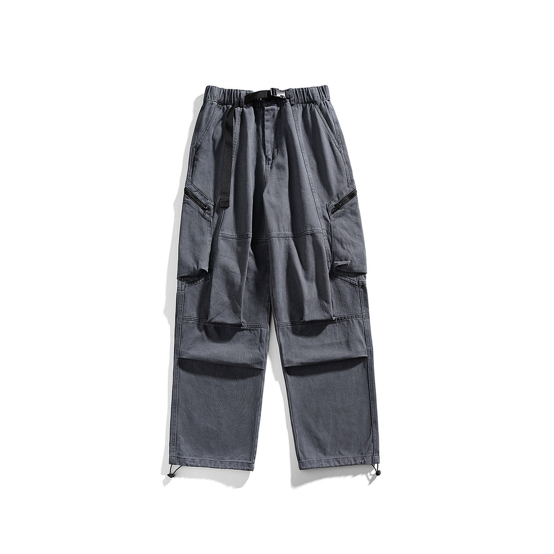 Herren Cargo-Hose mit elastischem Bund, multifunktionalen Taschen und verstellbarem Saum Mune Fashion
