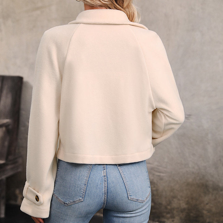 Ladies Elegant Short Jacket with Button Details Mune Fashion