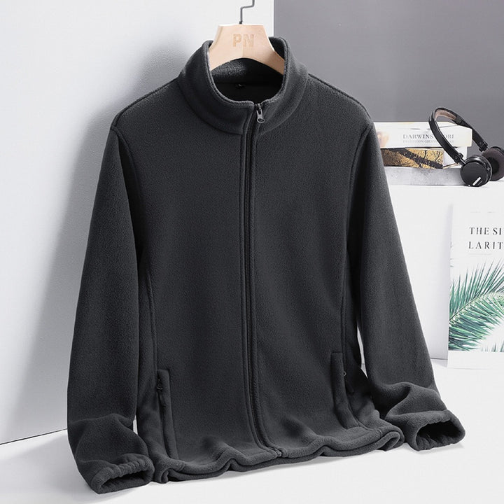 Women's Fashion Fleece Jacket with High Collar Mune Fashion