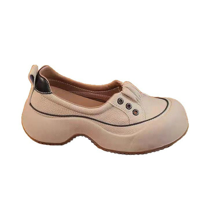 Women's Lifestyle Slip-On Sneakers with Underlying Panel Mune Fashion