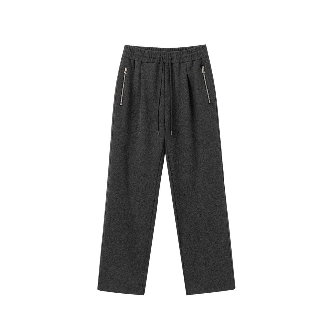 Unisex locker cut jogging pants with elastic waistband and zip pockets Mune Fashion