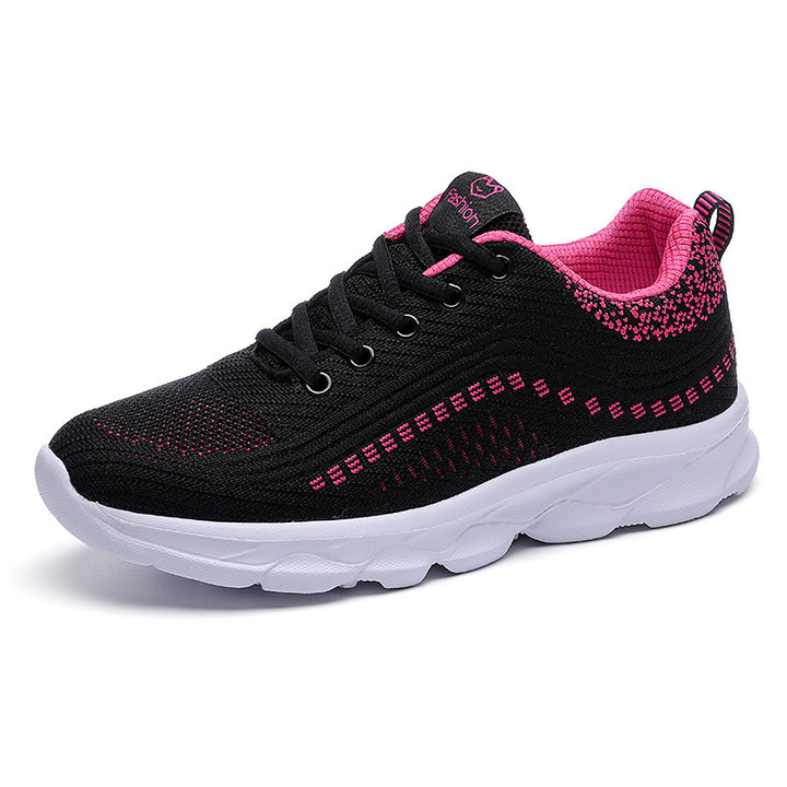 Women's nan ultra-light comfort walking sneakers for everyday and leisure with seamless knitted upper material, responsive air cushion midsole, and padded heel collar Mune Fashion